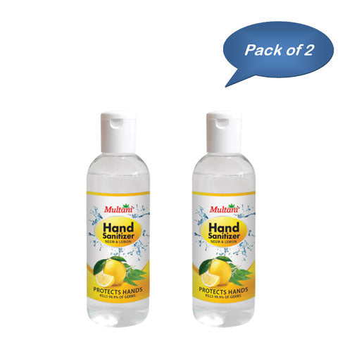 Multani Hand Sanitizer (Neem) 100 Ml (Pack Of 2)