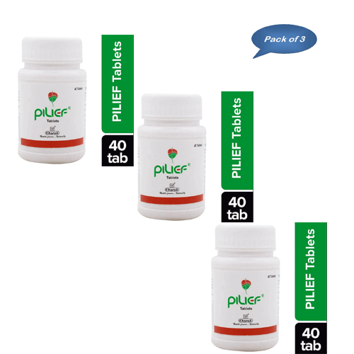 Charak Pharma Pilief 40 Tablets (Pack Of 3)