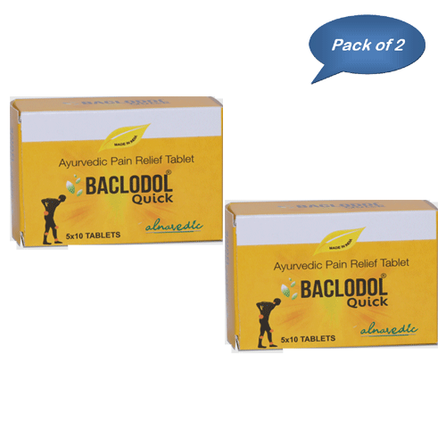 Alnavedic Baclodol Quick 10 Tablets (Pack of 2)