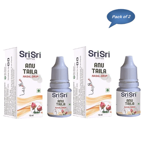 Sri Sri Tattva Ayurveda Anu Taila 10 Ml (Pack Of 2)