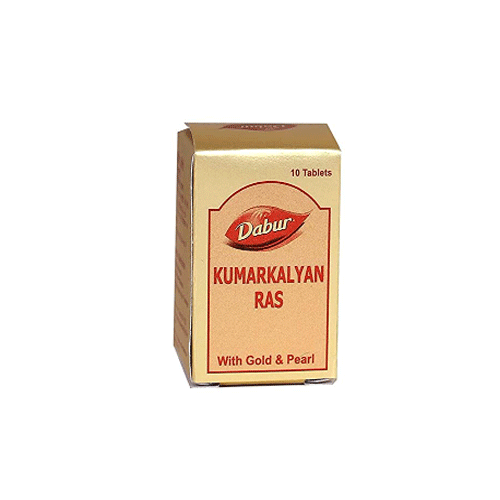 Dabur Kumarkalyan Ras With Gold 10 Tablets