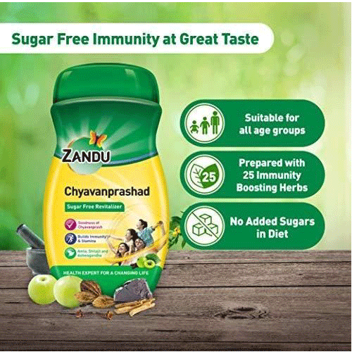 Zandu Chyavanprashad (Sugar Free) 900 Gm