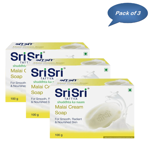 Sri Sri Tattva Sandal Soap 100 Gm (Pack of 3)1