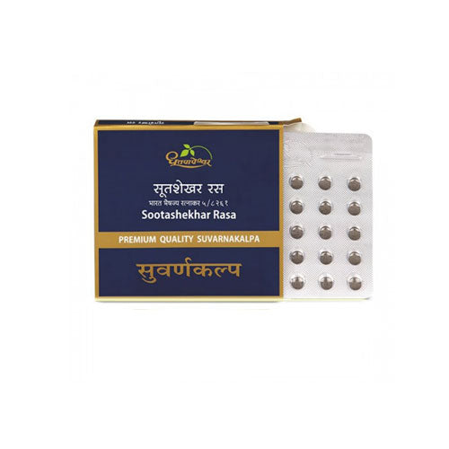 Dhootapapeshwar Sootashekhar Rasa (Premium) 30 Tablets