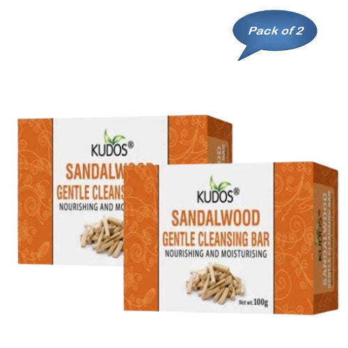 Kudos Sandalwood Soap 100 Gm (Pack of 2)