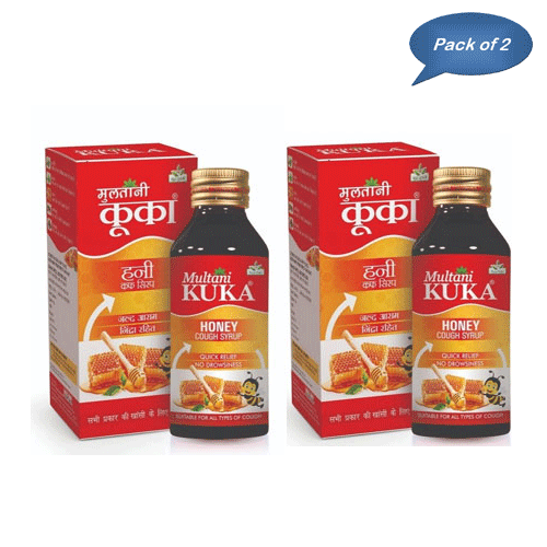 Multani Kuka Honey Cough Syrup 100 Ml (Pack Of 2)