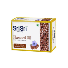 Load image into Gallery viewer, Sri Sri Tattva Flaxeed Oil 500 Mg 30 Capsules
