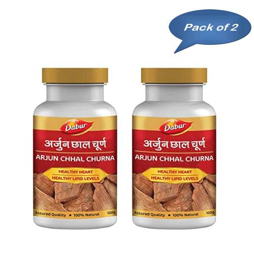 Dabur Arjun Chhal Churna 100 Gm (Pack Of 2)