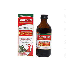 Aimil Amypure Syrup 200 Ml | Ayurvedic Blood Purifier & Skin Health Syrup