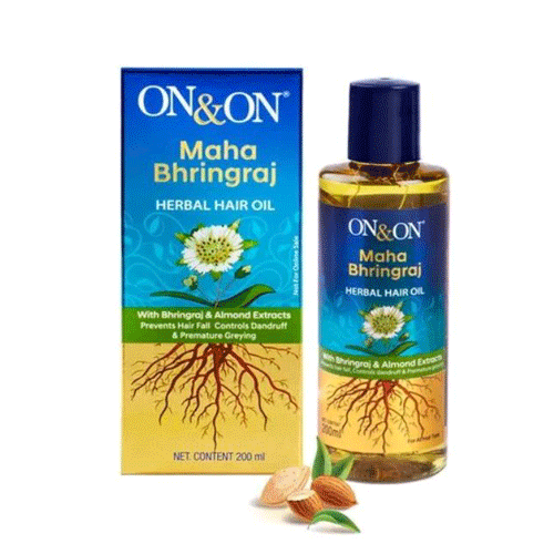 On & On Maha Bhringraj Herbal Hair Oil 200 Ml