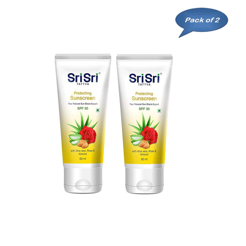 Sri Sri Tattva Protecting Sunscreen 60 Ml (Pack Of 2)