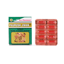 Load image into Gallery viewer, Dev Pharmacy Paurush Jiwan 60 Capsules (Pack Of 3)
