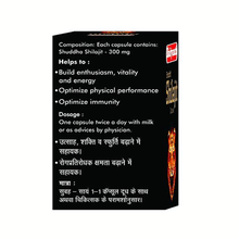 Baidyanath (Jhansi) Shilajit 30 Capsules | Classical Ayurvedic Purified Shilajit Energy, Male Vitality & Anti-Ageing Capsules