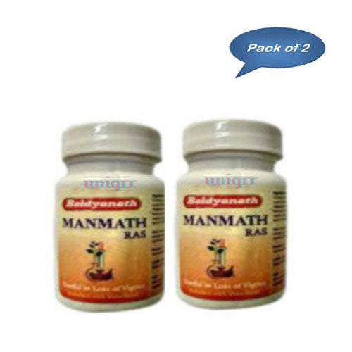 Baidyanath (Jhansi) Manmath Ras 20 Tablets (Pack of 2)