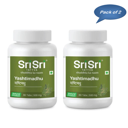 Sri Sri Tattva Yastimadhu 60 Tablets (Pack Of 2)