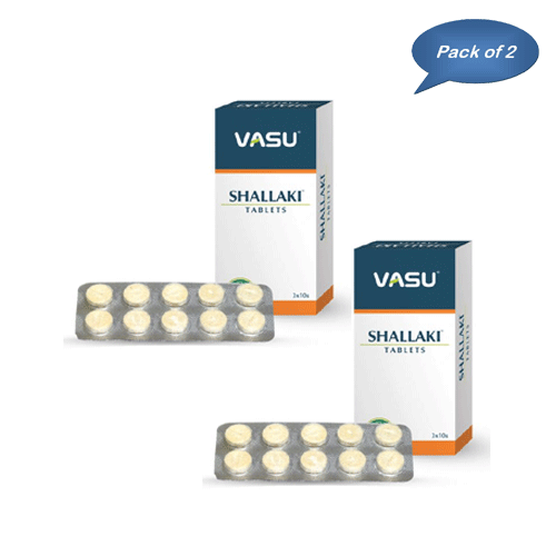 Vasu Shallaki 10 Tablets (Pack Of 2)