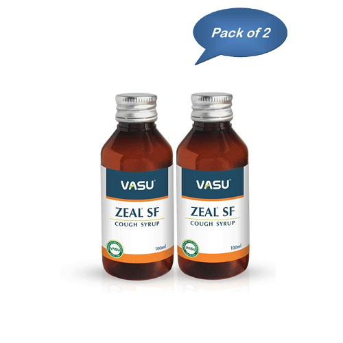 Vasu Zeal Sf Cough Syrup 100 Ml (Pack of 2 )
