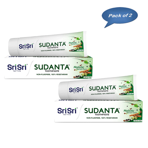 Sri Sri Tattva Sudanta Toothpaste 100 Gm (Pack Of 2)