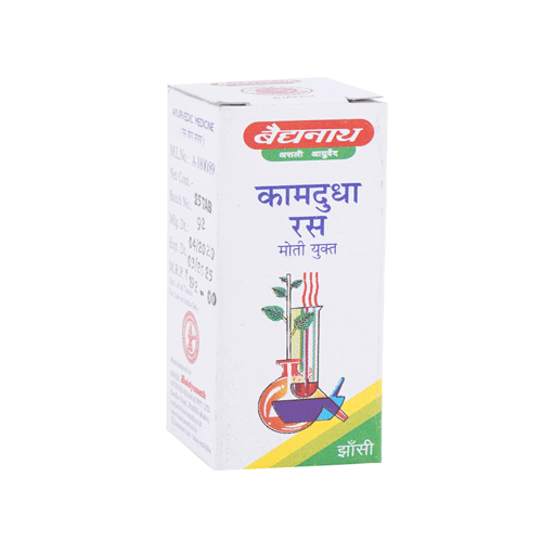 Baidyanath (Jhansi) Kamdudha Ras (With Pearl) 25 Tablets