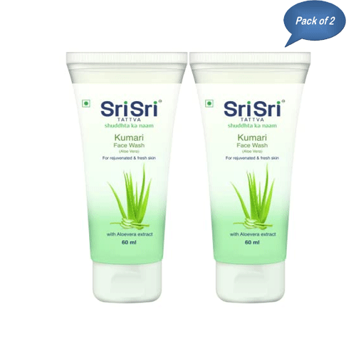 Sri Sri Tattva Kumari Face Wash 60 Ml (Pack of 2)