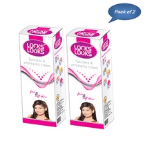 Shree Dhanwantri Herbals Locks-N-Looks Fairness And Antimarks Cream 25 Gm (Pack Of 2)