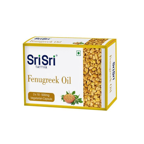 Sri Sri Tattva Fenugreek Oil 500 Mg 30 Capsules