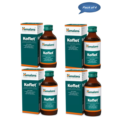 Himalaya Koflet Syrup 100 Ml (Pack Of 4)