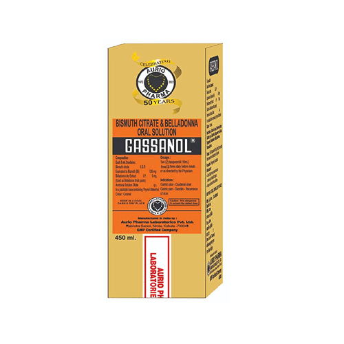 Aurio Pharma Gassanol Oral Solution 450 Ml