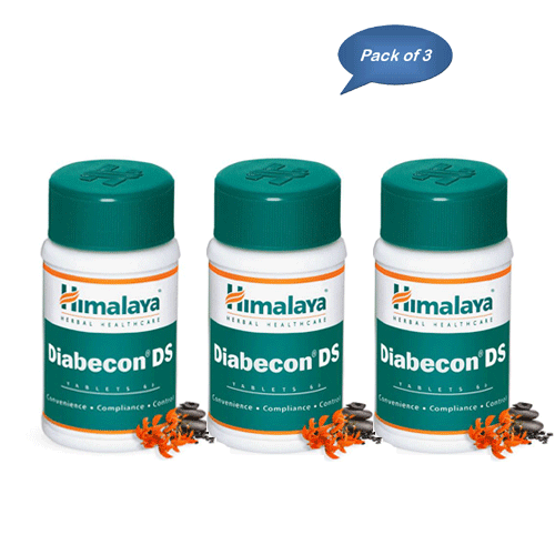 Himalaya Diabecon Ds 60 Tablets (Pack Of 3)