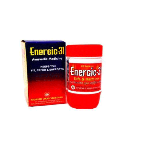 Ayurved Vikas Sansthan Ayurvedic Energic-31 80 Capsules