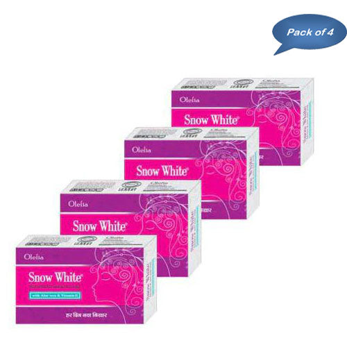 Olefia Snow White Soap 75 Gm (Pack Of 4)