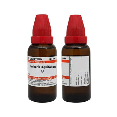 Dr. Willmar Schwabe India Berberis Aquifolium Q 30 Ml