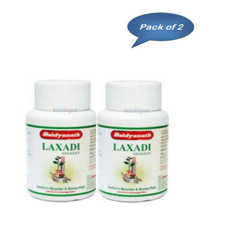 Baidyanath (Jhansi) Laxadi Guggulu 40 Tablets (Pack of 2)