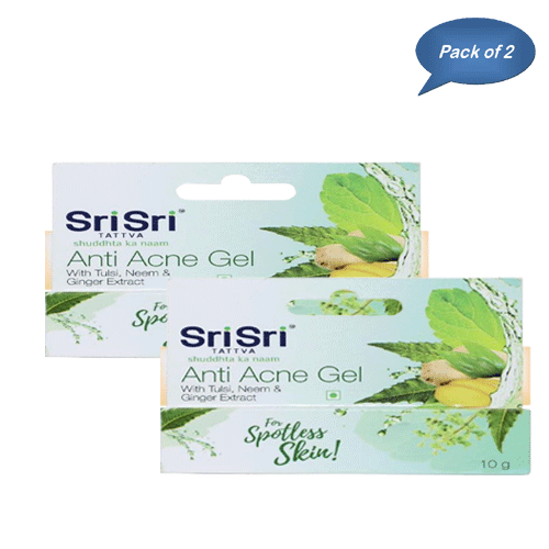 Sri Sri Tattva Anti Acne Gel 10 Ml (Pack of 2)