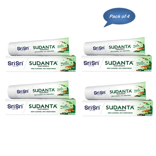 Sri Sri Tattva Sudanta Toothpaste 50 Gm (Pack Of 4)