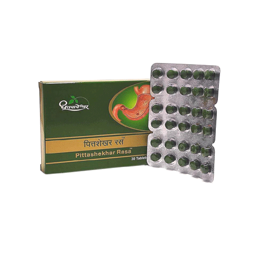 Dhootapapeshwar Pittashekhar Rasa 30 Tablets (Pack Of 2)