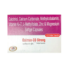 Opi Group Calmax-D3 Strong 10 Tablets | Maximum Calcium + Strong Vitamin D3 Bone Strength & Anti-Osteoporosis Tablets