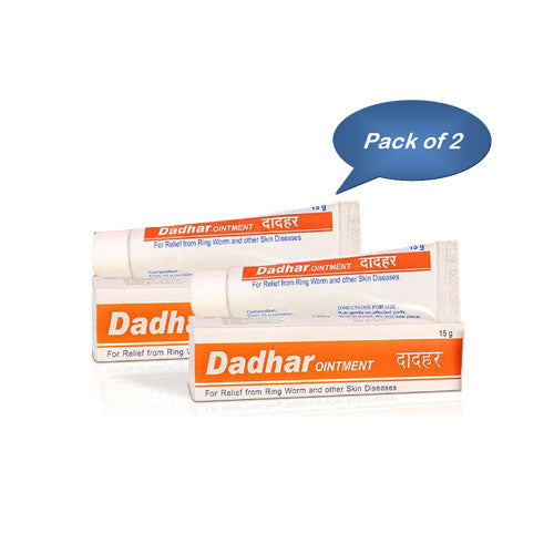 Shree Dhanwantri Herbals Dadhar Ointment 15 Gm (Pack of 2)