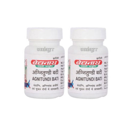 Baidyanath (Jhansi) Agnitundi Bati 80 Tablets (Pack Of 2)