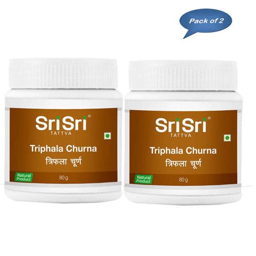 Sri Sri Tattva Triphala Churna 80 Gm (Pack Of 2)