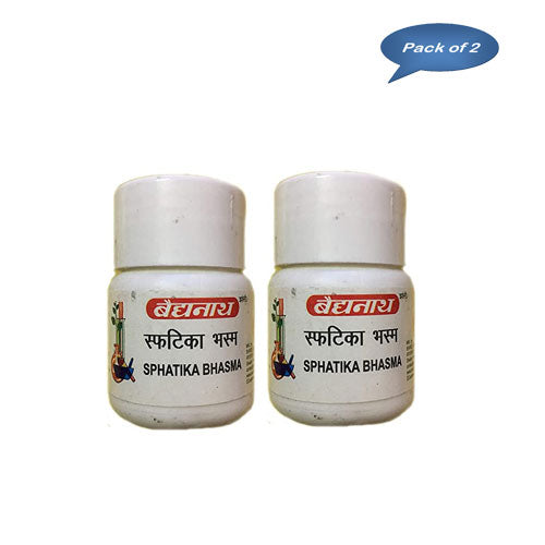 Baidyanath (Jhansi) Sphatika Bhasma 15 Gm (Pack Of 2)