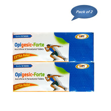 Opi Group Opigesic-Forte 10 Tablets - Pack of 2 | Ayurvedic Forte Joint Pain, Anti-Inflammatory & Anti-Arthritic Tablets