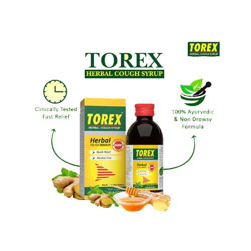 Torque Ayurveda Torex Herbal Cough Syrup 100 Ml (Pack Of 2)