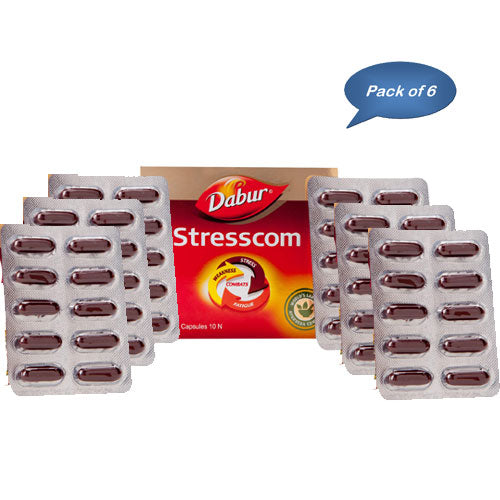 Dabur Stresscom 10 Capsules (6 Strip)