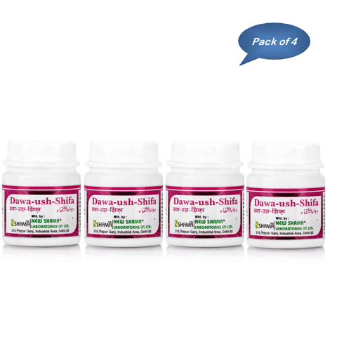 New Shama Dawa-Ush-Shifa 20 Tablets (Pack Of 4)