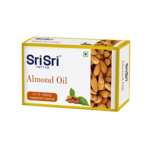 Sri Sri Tattva Almond Oil 500 Mg 30 Capsules