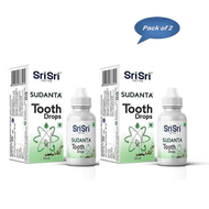 Sri Sri Tattva Sudanta Tooth Drops 10 Ml (Pack Of 2)