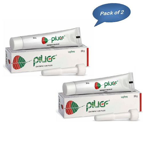 Charak Pharma Pilief Ointment 20 Gm (Pack of 2)
