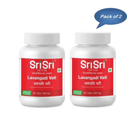 Sri Sri Tattva Lavangadivati 60 Tablets (Pack Of 2)