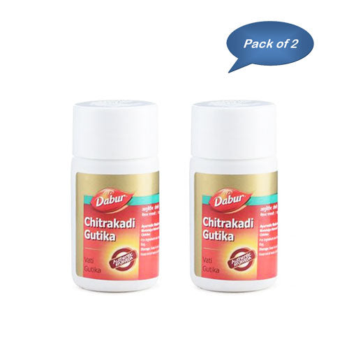 Dabur Chitrakadi Gutika 80 Tablets (Pack Of 2)